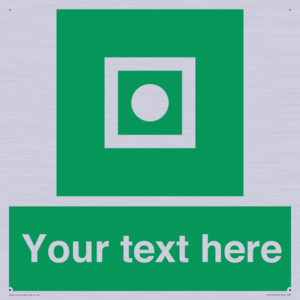 Custom sign safe condition Shipboard general alarm